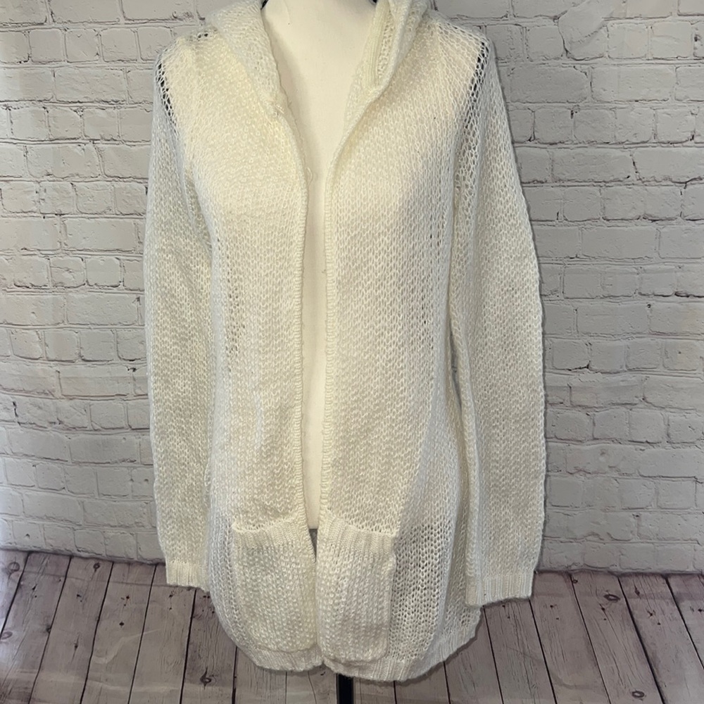 GLIMMER BY J.J. BASICS Long Cardigan Hoodie